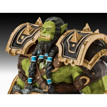 Revell World of Warcraft Thrall (Orkas) modelio rinkinys 1:12 masteliu, 30 dalių, su klijais, dažais ir teptuku 03516