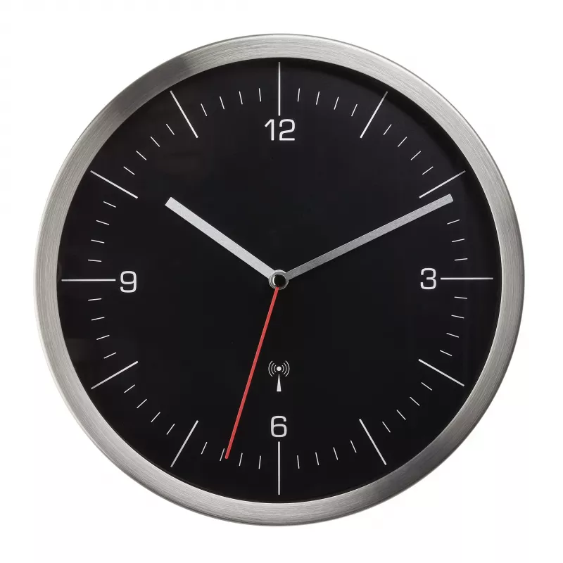 TFA Dostmann radijo bangomis valdomas sieninis laikrodis 245 mm nerūdijančio plieno su slenkančiu judesiu 60.3544.01
