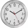 TFA Dostmann 60.3546.02 Radiovaldomas sieninis laikrodis 25 cm, šlifuotas aliuminis