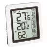 TFA Dostmann INFO Belaidis vidaus/lauko termometras juodai pilkas 30.3065.02