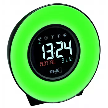 TFA Dostmann 60.2023.02 kvarcinis žadintuvas, baltas