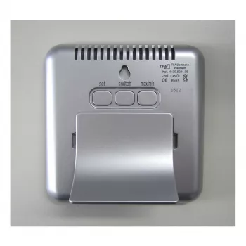 TFA Dostmann Style vidinis elektroninis higrometras raudonas (30.5021.05)