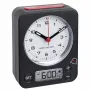 TFA Dostmann Combo mechaninis žadintuvas juodas-raudonas (60.1511.01)