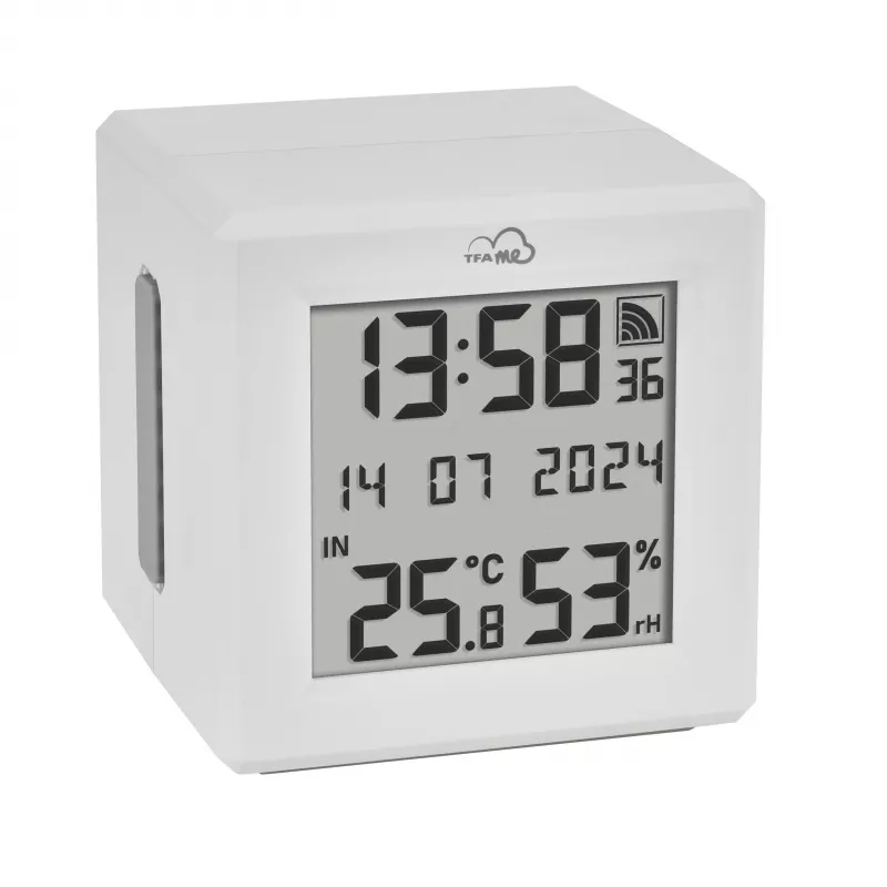 TFA Dostmann TFA.me Starter Set su WLAN tinklų sietuvu ir 2 KLIMA@HOME belaidžiais termo-higrometrais, juoda/balta 35.8109.02