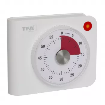 TFA Dostmann skaitmeninis virtuvės laikmatis baltas 38.2058.02