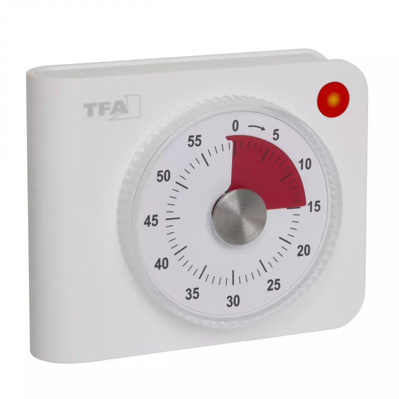 TFA Dostmann skaitmeninis virtuvės laikmatis baltas 38.2058.02