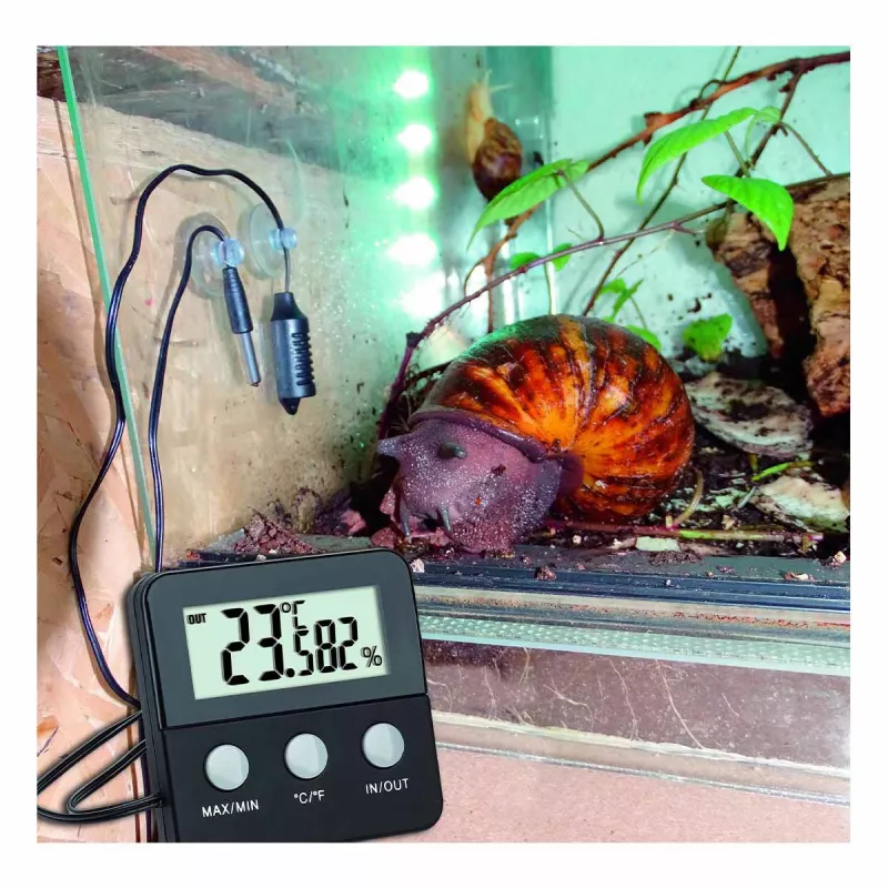 TFA TERRACHECK termometras-higrometras juodas (30.5044.01)