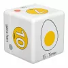 TFA Dostmann Cube Timer skaitmeninis virtuvės laikmatis, baltas/geltonas, atgalinė ir tiesioginė eiga, 99 min 59 sek., LCD, garsinis signalas, 2x AAA komplekte 38.2041.07