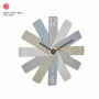 TFA Dostmann 60.3020.30 kvarcinis sieninis laikrodis 400 mm, spalvingas, tylus slenkantis mechanizmas