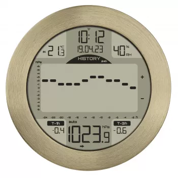 TFA Dostmann METEOMAR Jūrinė meteorologijos stotis 35.1124.53 - skaitmeninė, potvynių indikatorius, mėnulio fazė, radijo bangomis valdomas laikrodis, palaiko iki 3 lauko jutiklių