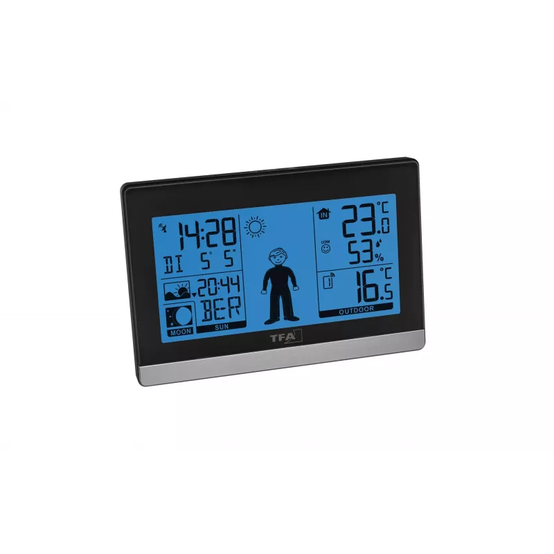 TFA Dostmann Weather Boy belaidė meteorologijos stotis, juoda 35.010832