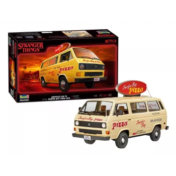 Revell Stranger Things VW T3 Bus Surfer Boy 1:24 plastikinis modelių rinkinys 07725