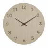 TFA Dostmann 60.3072.01 kvarcinis sieninis laikrodis, 298 mm, šviesaus medžio
