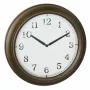 TFA Dostmann 60.3066.53 lauko metalinis sieninis laikrodis - kvarcinis, žalvarinis, atsparus purslams, 387 mm, didelis ekranas