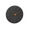 TFA Dostmann 60.3068.10 kvarcinis sieninis laikrodis 25 cm, skalūno ciferblatas, tylus slenkantis mechanizmas