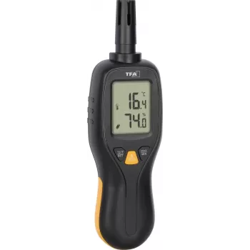 TFA Dostmann Digital Professional termo-higrometras juodas geltonas 31.1066 31.1066.01