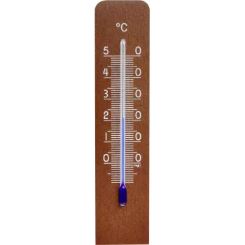 TFA Dostmann analoginis vidinis termometras, riešutmedžio apdaila (12.1057.03)