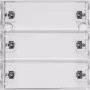 Gira KNX RF mygtukų jutiklis 3 kanalų System 55, blizgus grynai baltas 510300