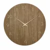 TFA Dostmann 60.3072.23 kvarcinis sieninis laikrodis 298 mm, tamsaus medžio
