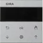 Gira System 3000 žaliuzių ir laikmačio jungiklis su ekranu, Pure White 536626