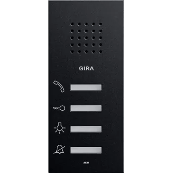 Gira Audio Indoor Station 1250005 paviršinio montavimo System 55 juodas