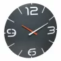 TFA Dostmann Design Radio valdomas sieninis laikrodis Contour, juodas/baltas (60.3536.10)