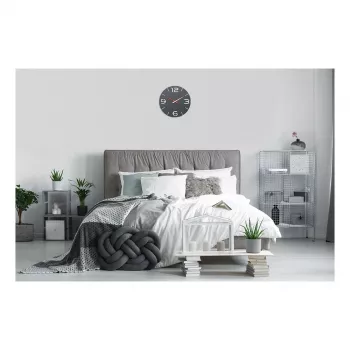 TFA Dostmann Design Radio valdomas sieninis laikrodis Contour, juodas/baltas (60.3536.10)