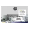 TFA Dostmann Design Radio valdomas sieninis laikrodis Contour, juodas/baltas (60.3536.10)
