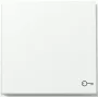 Gira TX44 svirtelė su durų simboliu, Pure White Silk Matte 328766