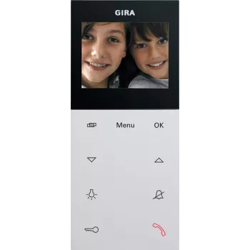 Gira 123927 Video vidinė stotelė AP Plus System 55 Pure White Matt