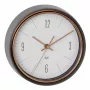 TFA Dostmann 60.3547.10 radijo bangomis valdomas sieninis laikrodis, 22,3 cm, pilkas ir vario spalvos