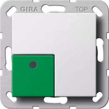 Gira System 55 Off/Stop svirtelė, grynai balta 291103