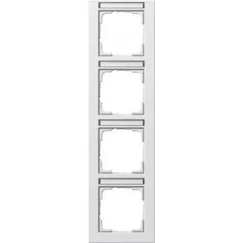 GIRA 111429 rėmelis 1 vietos Pure White blizgus System 55