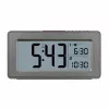 TFA Dostmann 60.2563.10 radijo bangomis valdomas žadintuvas, antracito spalvos, dvigubas žadintuvas, DCF77, LCD, kambario temperatūra
