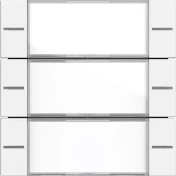 GIRA 577327 Rocker rinkinys 3-gang juodas matinis Touch Sensor 4, System 55