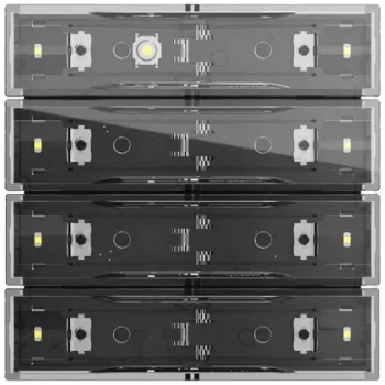 Gira Tastsens.4.70 Standard 4f KNX 531400 - 4 kanalų KNX mygtukų jutiklis, grynai balta blizgi