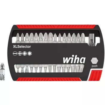 Wiha XSelector 31 dalių antgalių rinkinys su plokščiaisiais, Phillips, Pozidriv ir TORX antgaliais 29417