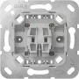 GIRA 381700 tarpinis jungiklis, įleidžiamas, 10 A, 250 V, varžtiniai gnybtai, be nagų, System 55