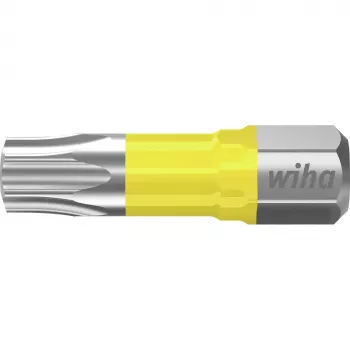 Wiha 42304 Torx antgalis T25 x 25 mm, 25 vnt. pakuotė, 1/4 colio šešiakampis kotas, molibdeno-vanadžio plienas