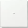 Gira TX44 svirtelė su kontroliniu langeliu, Pure White Silk Matt 329066
