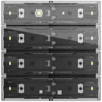 Gira Tastsens.4.70 Komfort 4f OneKNX 534400 KNX jutiklinis skydelis su 4 talpiniais mygtukais ir spalvotu ekranu