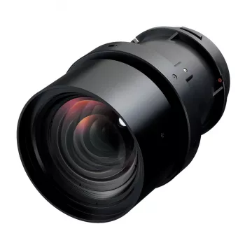 Panasonic ET-ELW21 plataus kampo priartinimo objektyvas 13,05-17,01 mm f/2,0-2,4, skirtas PT-EW530/EW630/EX500/EX600 serijos projektoriams