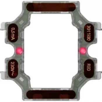 GIRA 3793011 LED apšvietimo elementas T3 0,5 mA raudonas