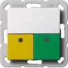 GIRA 291503 Pagalbos iškvietimo komplektas tarnybinėms patalpoms System 55, gryna balta