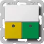 GIRA 291503 Pagalbos iškvietimo komplektas tarnybinėms patalpoms System 55, gryna balta