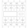 Siemens SIRIUS pagalbinis kontaktų blokas 3NO+1NC, priekinio montavimo 3RH2911-2XA31-0MA0