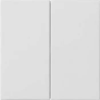 Gira 2 dalių jungiklio dangtelis Pure White 537027