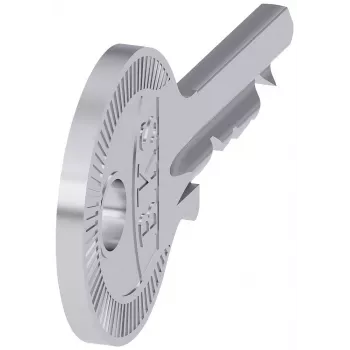 Siemens SIRIUS ACT raktas rakinamoms jungtuvėms, užrakinimo numeris S1, metalinis, sidabrinis 3SU19500FD800AA0