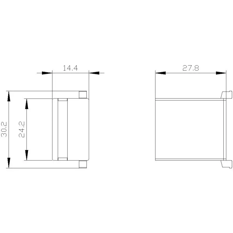 Siemens SIRIUS 3RT2936-1BD00 varistorinė viršįtampių slopintuvė 3RT2 kontaktoriams, 127-240 V AC / 150-250 V DC, kištukinė, priekinio montavimo