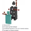 Siemens SIRIUS 3SE5 padėties jungiklis su ritininiu stūmikliu, 1NO+1NC, IP66/IP67 3SE5122-0CA00